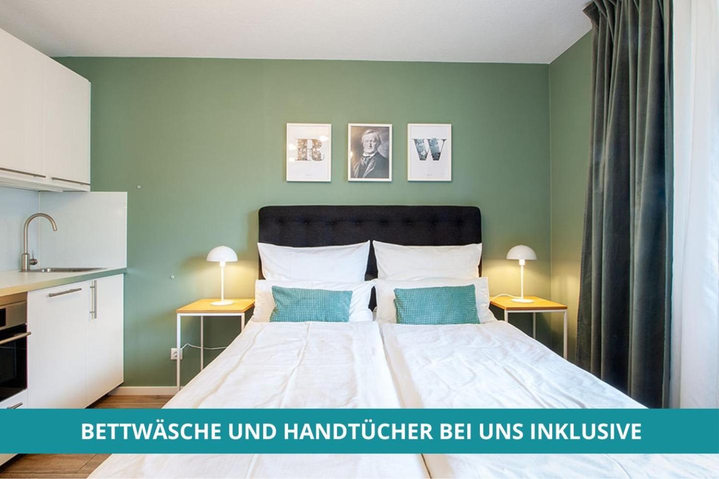 Apt Wahnfried Nr1 - Cityapartment Mit Kueche, Duschbad, Balkon, Parkplatz - Zentral Aber Ruhig Bayreuth Exteriör bild